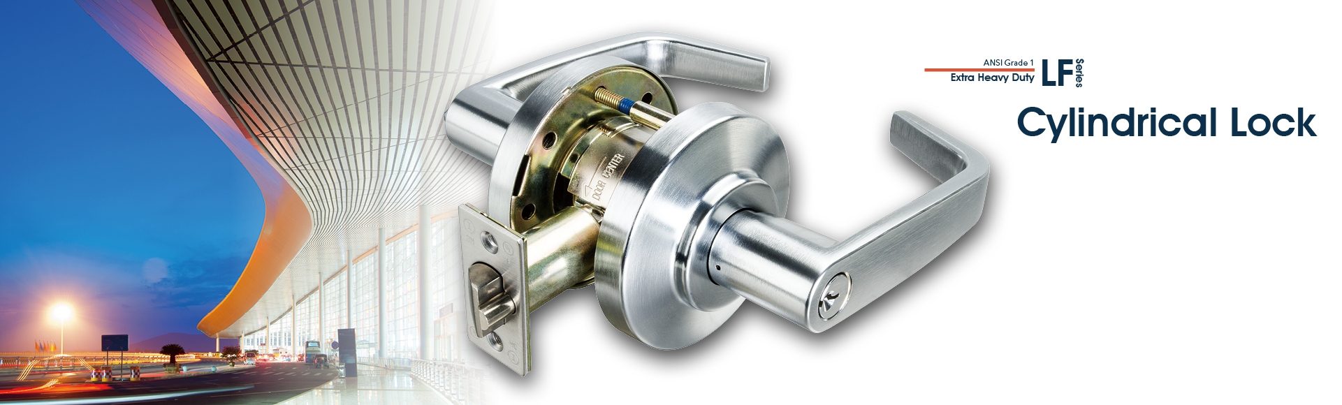 I-TEK ANSI Grade 1 Extra Heavy Duty LF Series Cylindrical Lock